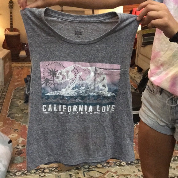 Juniors Billabong tank top, xs grey - Picture 1 of 2